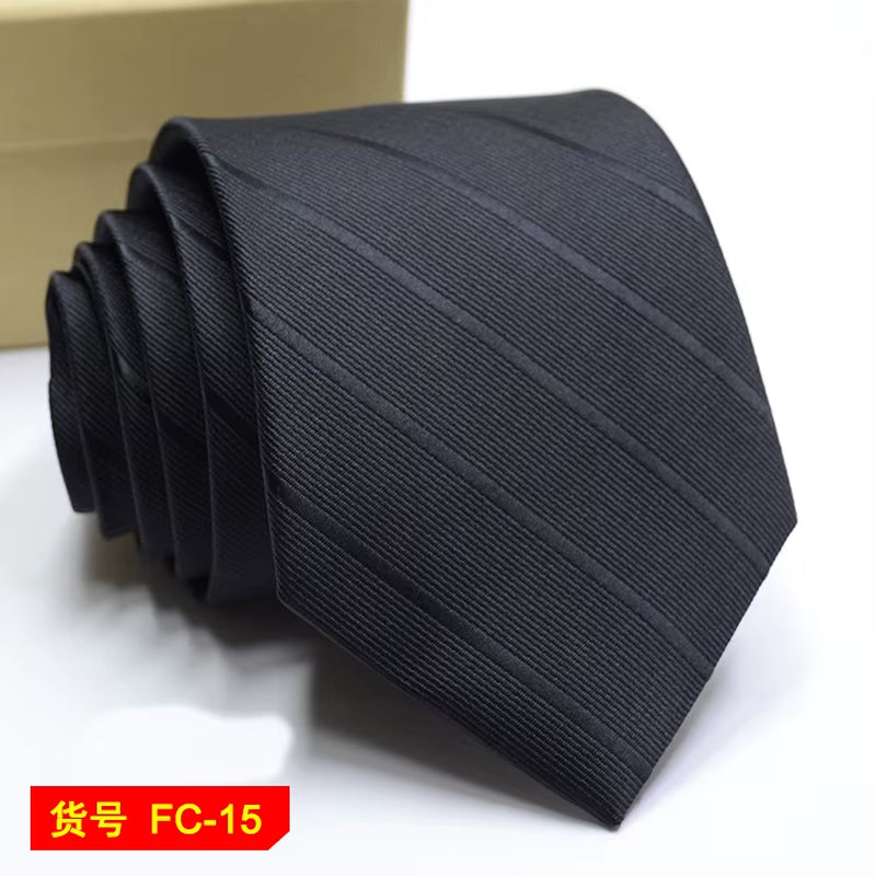 Men's Ties Solid Color, Stripe, Flower Floral 7-8Cm Jacquard Necktie