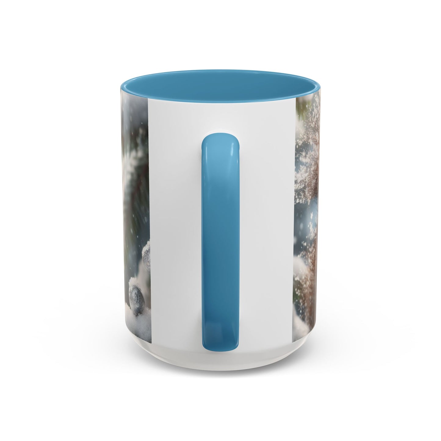 Accent Coffee Mug (11, 15oz) (Santa Squirrel)