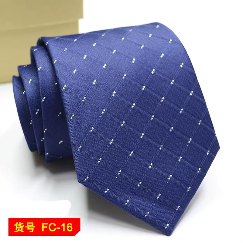 Men's Ties Solid Color, Stripe, Flower Floral 7-8Cm Jacquard Necktie