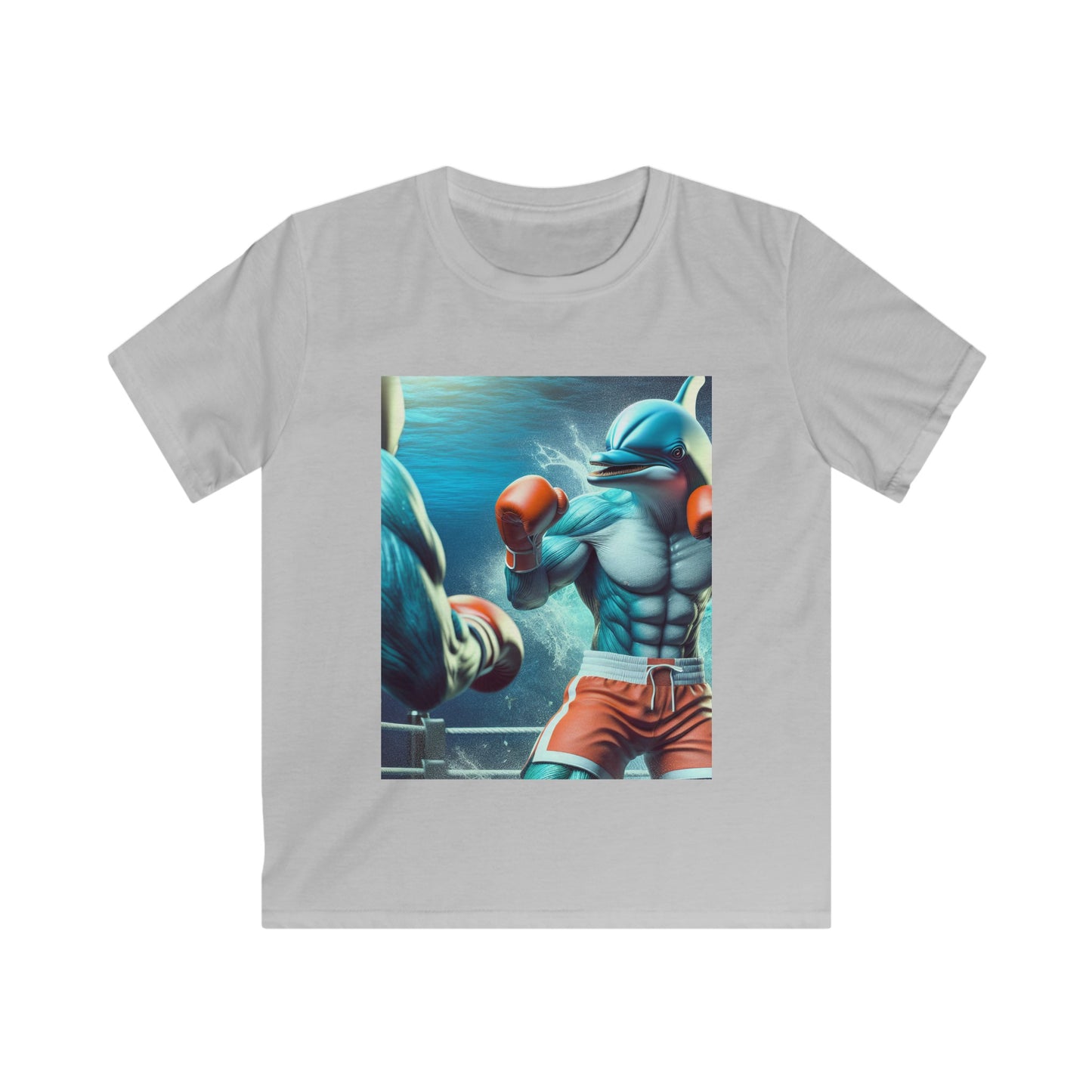 Kids Softstyle Tee (Boxing Dolphin)