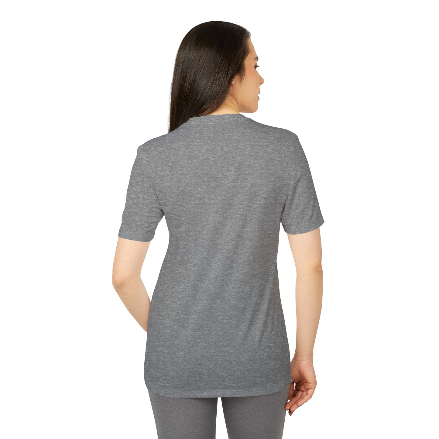 Customized adidas® Unisex Sport T-shirt (Mountain shape)