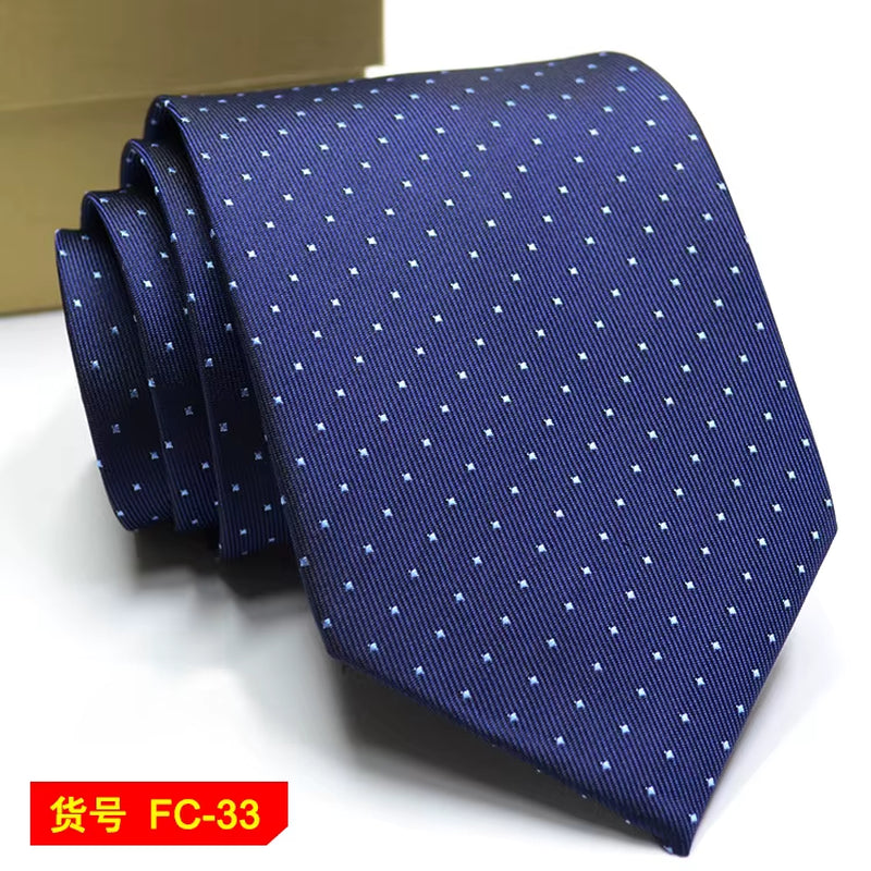 Men's Ties Solid Color, Stripe, Flower Floral 7-8Cm Jacquard Necktie