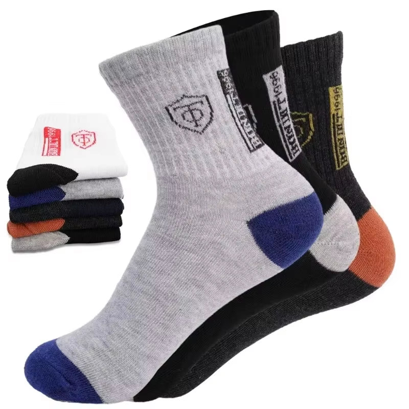 Breathable Cotton Sports Stockings Men Bamboo Fiber Autumn and Winter Men Socks