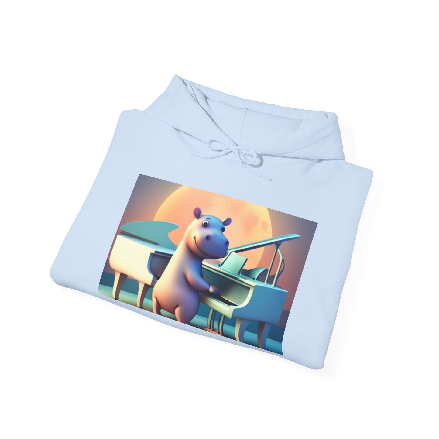 Unisex Heavy Blend™ Hooded Sweatshirt (Hippo)