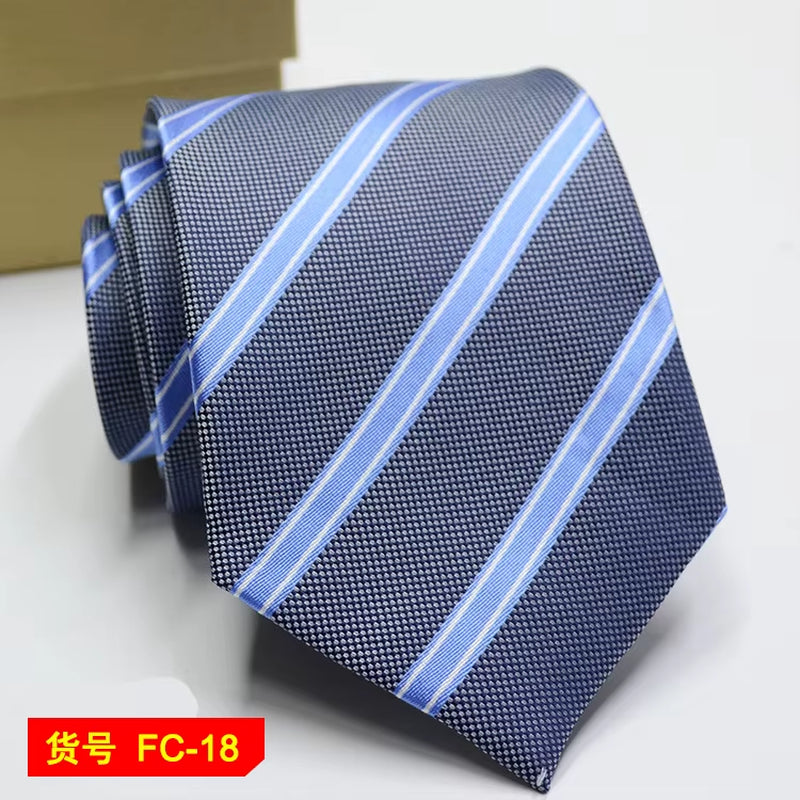 Men's Ties Solid Color, Stripe, Flower Floral 7-8Cm Jacquard Necktie