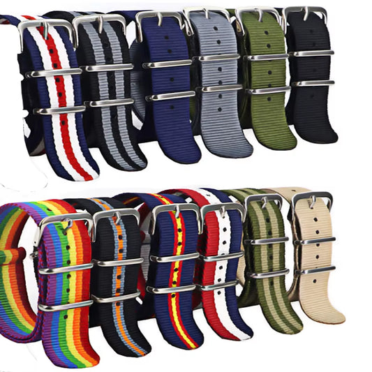 Universal Nylon Watch Band Strap – Waterproof & Adjustable