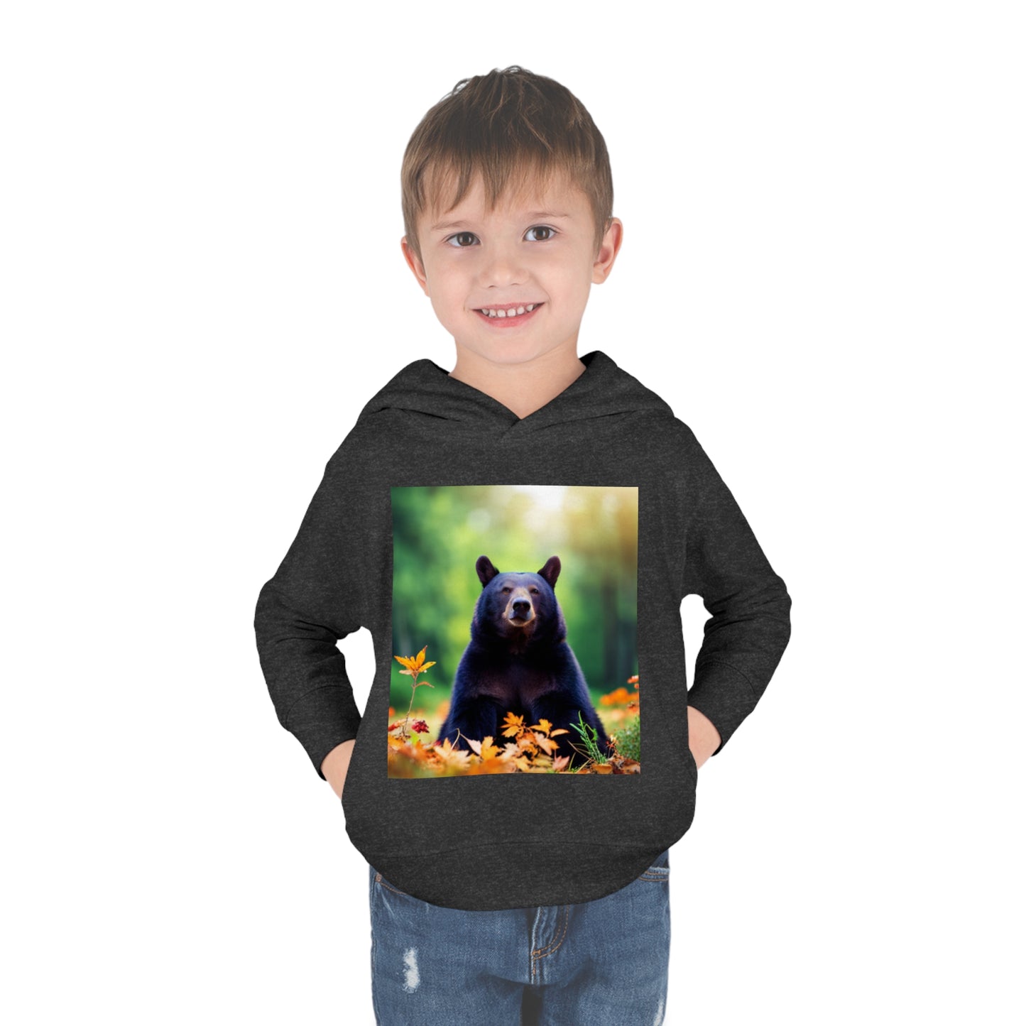 Toddler Pullover Fleece Hoodie (Bear)