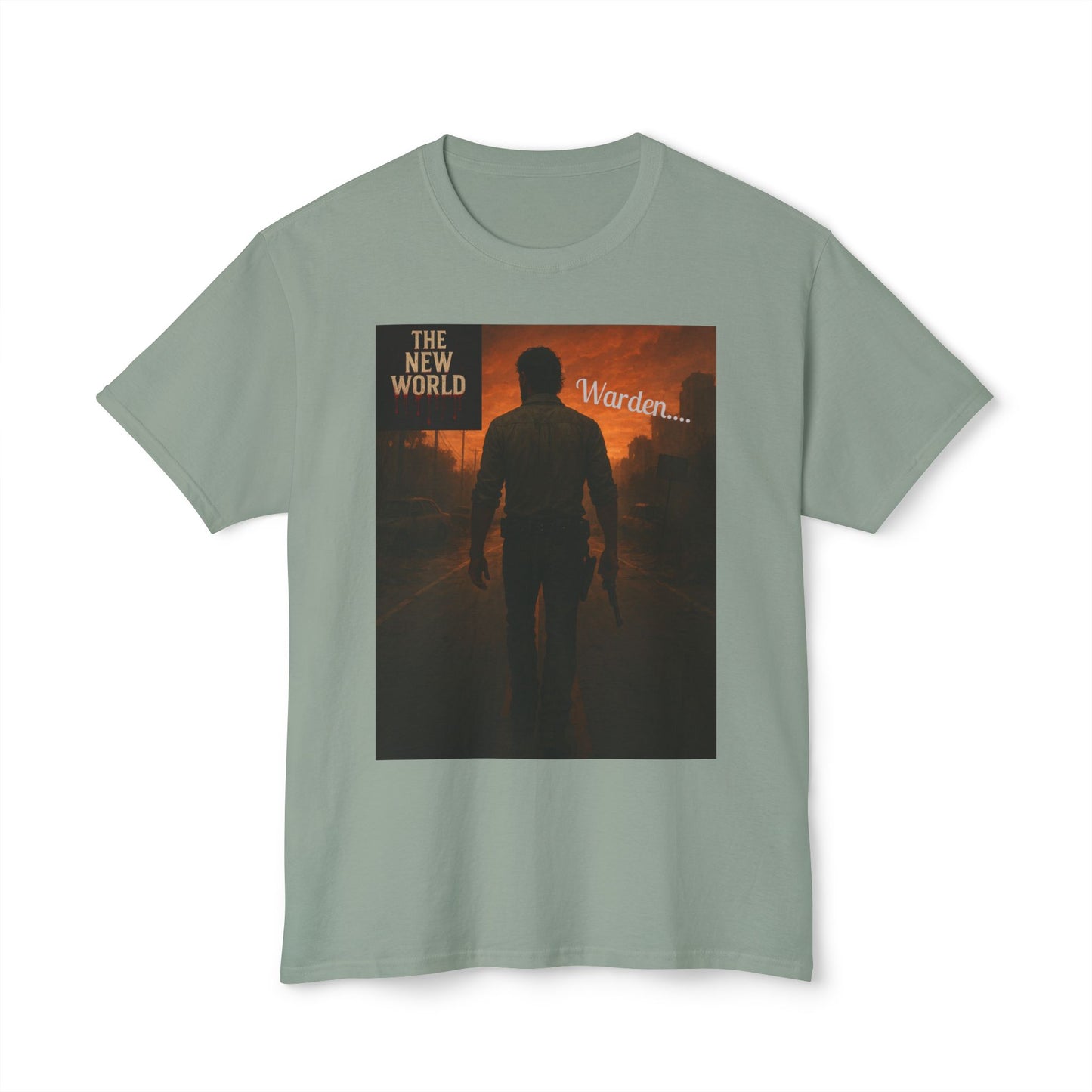 Lone Warden – Code of the New World Tee