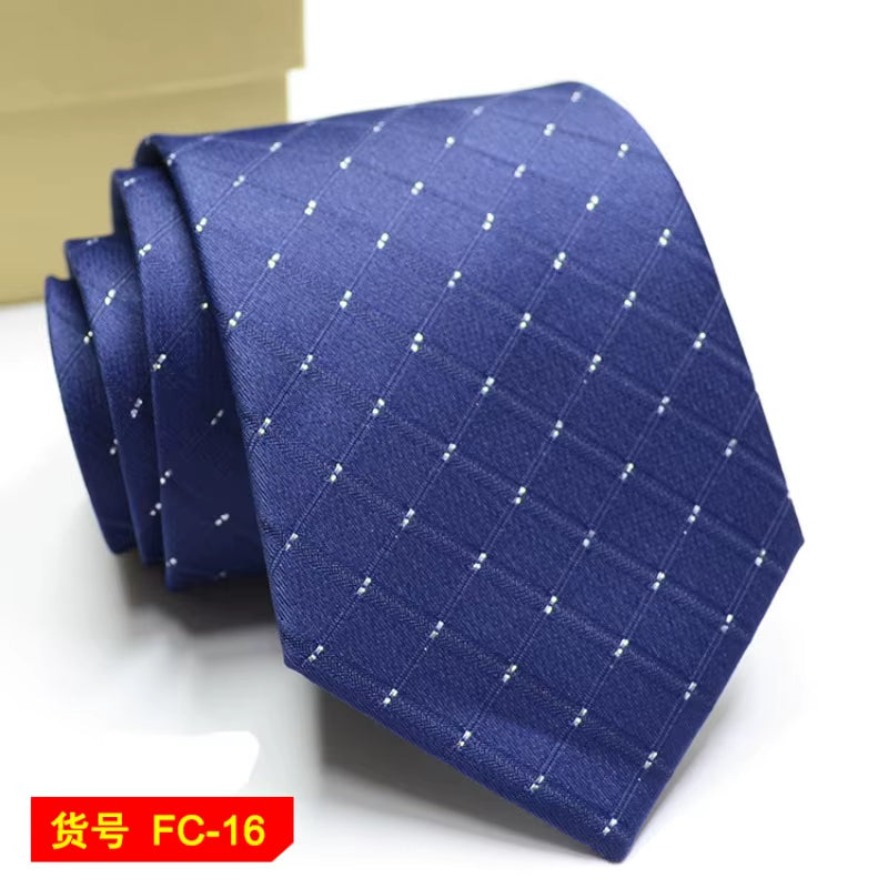 Men's Ties Solid Color, Stripe, Flower Floral 7-8Cm Jacquard Necktie