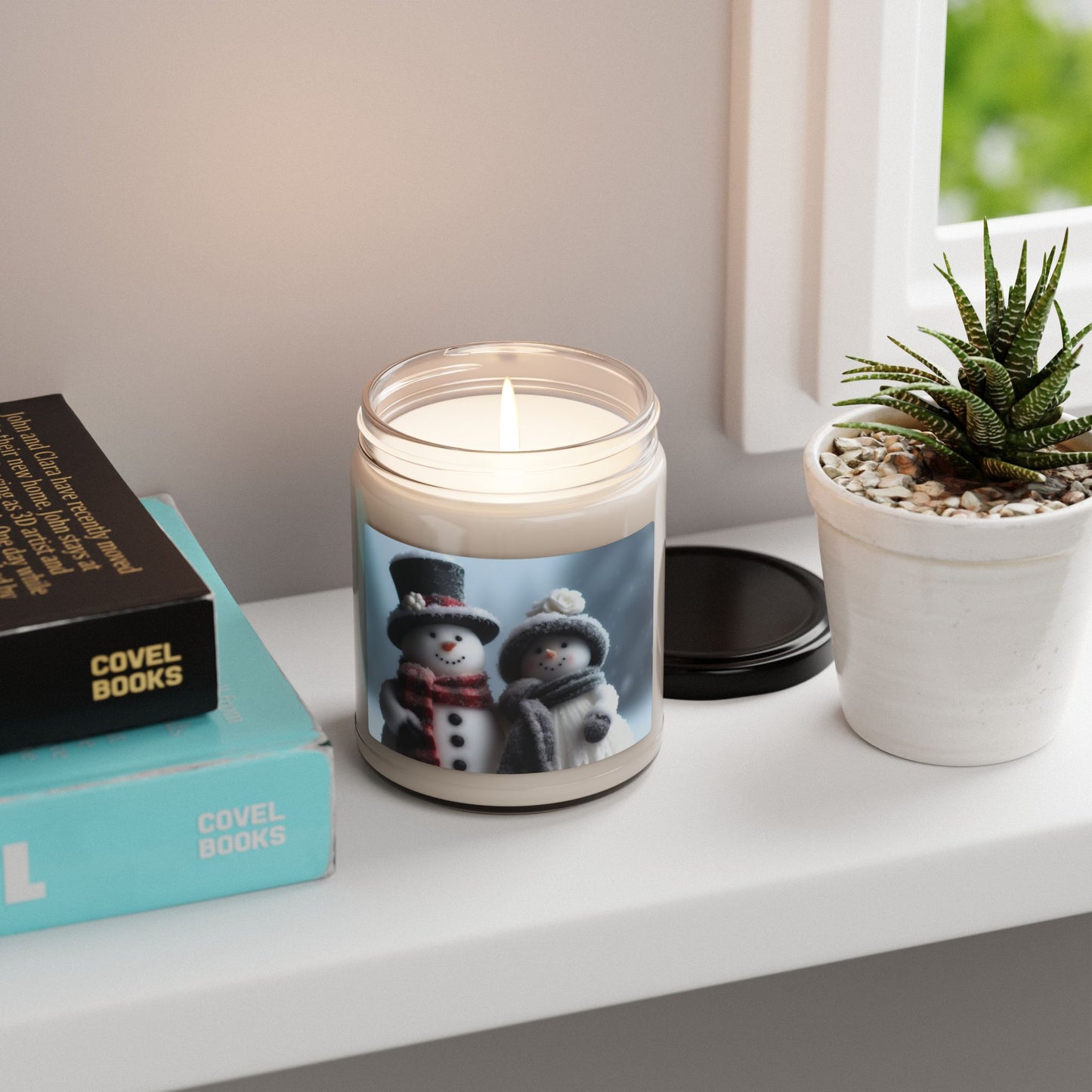 Scented Soy Candle, 9oz (Snow People)