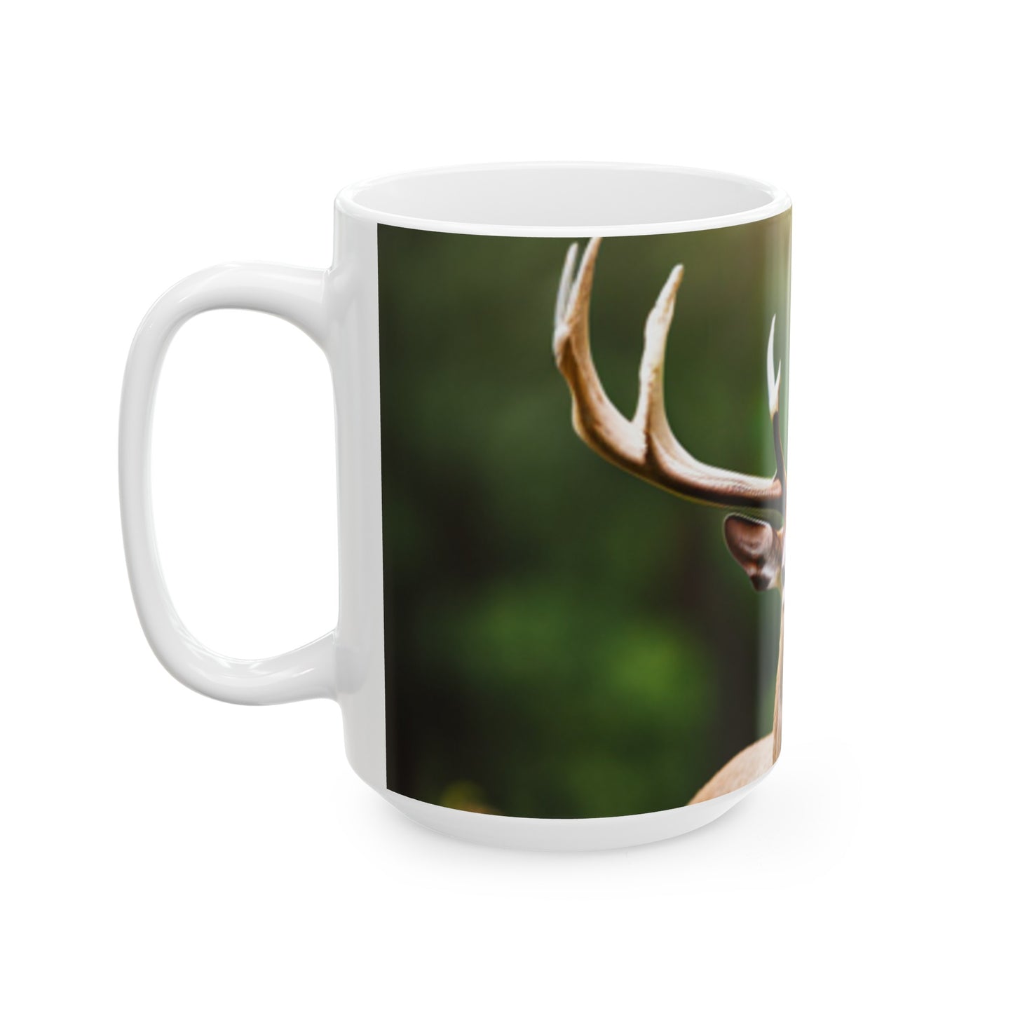 Ceramic Mug, (11oz, 15oz) (Deer/Buck)