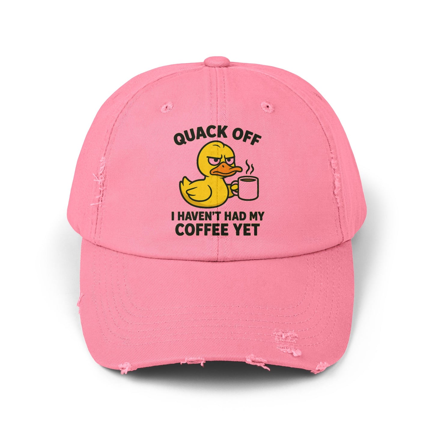 Quack Off Coffee Cap β Funny Unisex Baseball Hat
