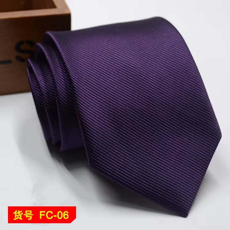 Men's Ties Solid Color, Stripe, Flower Floral 7-8Cm Jacquard Necktie