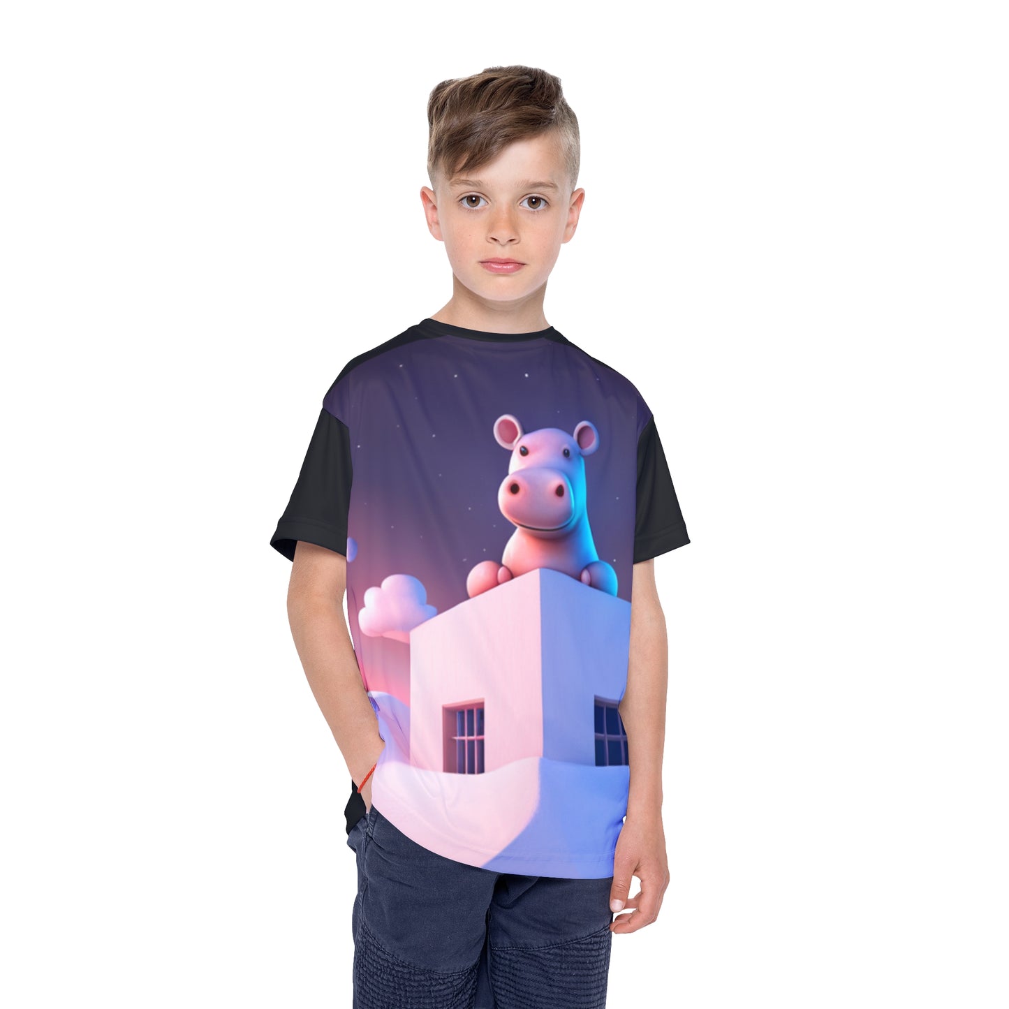 Kids Sports Jersey (AOP) (Hippo 2)