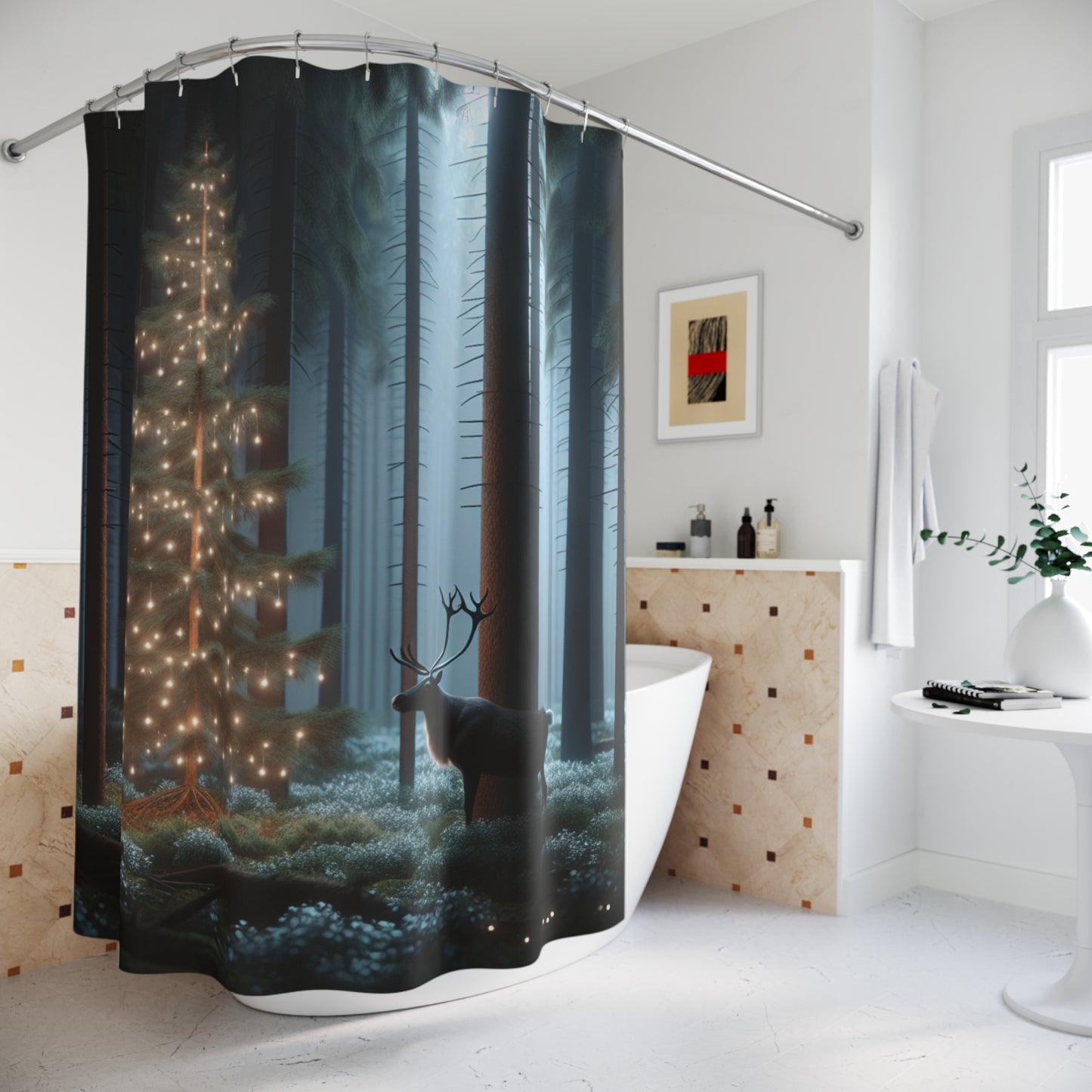 Shower Curtains (Reindeer)
