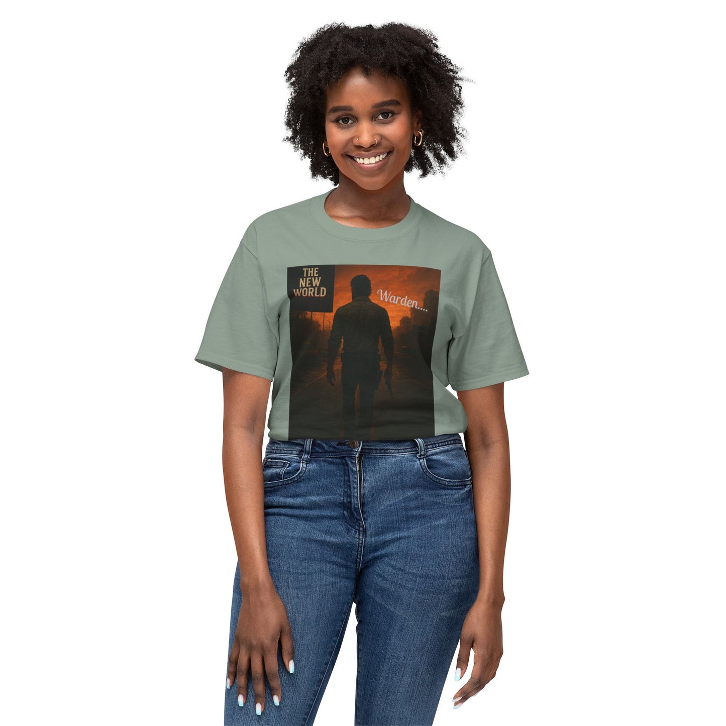 Lone Warden – Code of the New World Tee