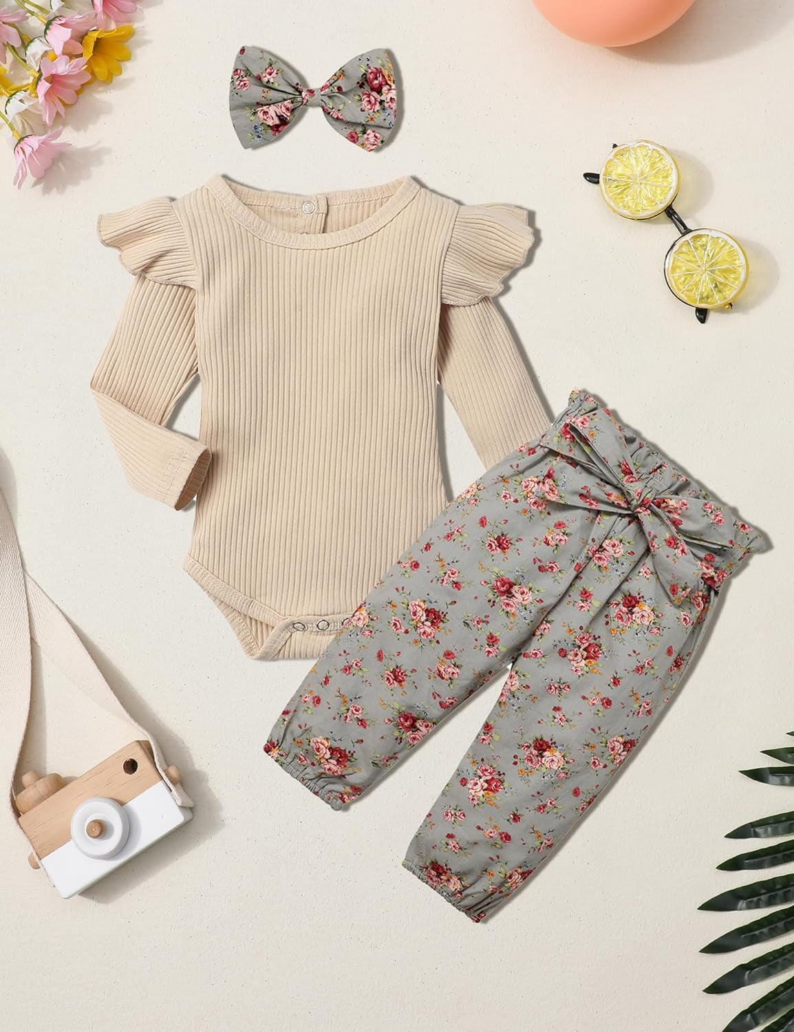 SweetPea™ Floral Babywear Set