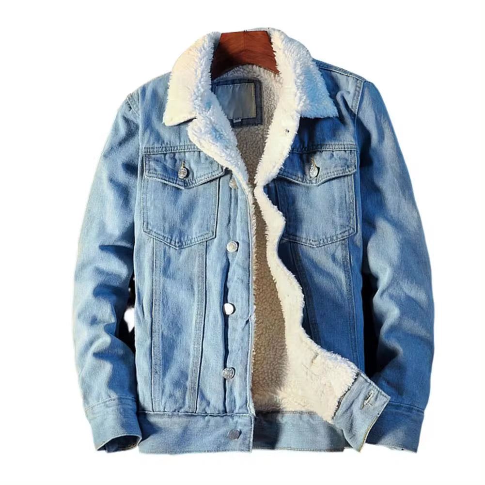 FrostForge™ Men’s Fleece-Lined Denim Jacket