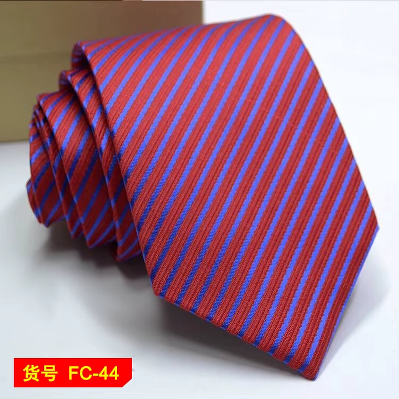 Men's Ties Solid Color, Stripe, Flower Floral 7-8Cm Jacquard Necktie