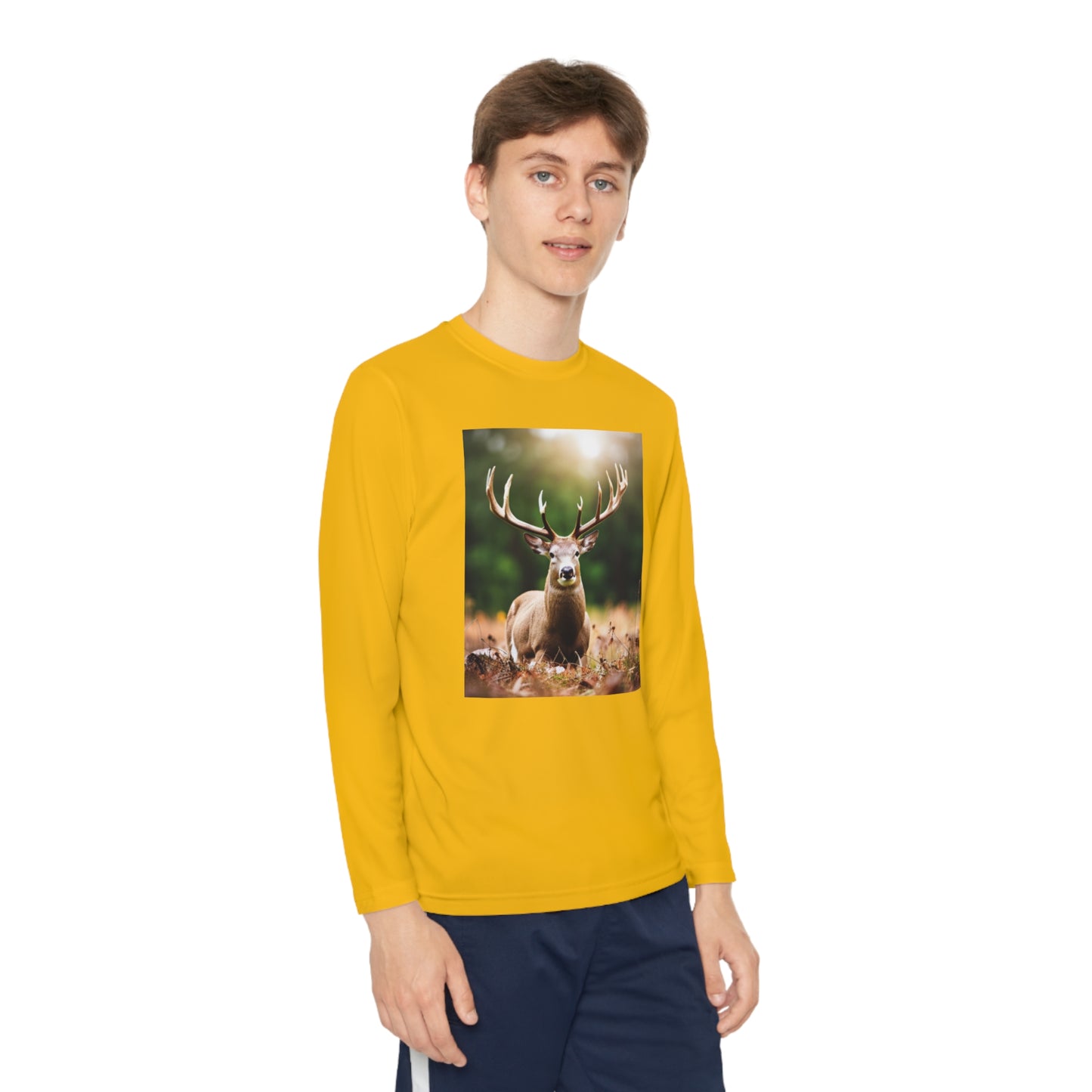 Youth Long Sleeve Competitor Tee (Deer)