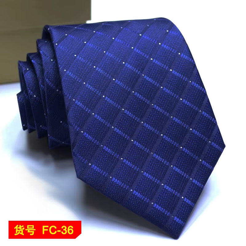 Men's Ties Solid Color, Stripe, Flower Floral 7-8Cm Jacquard Necktie