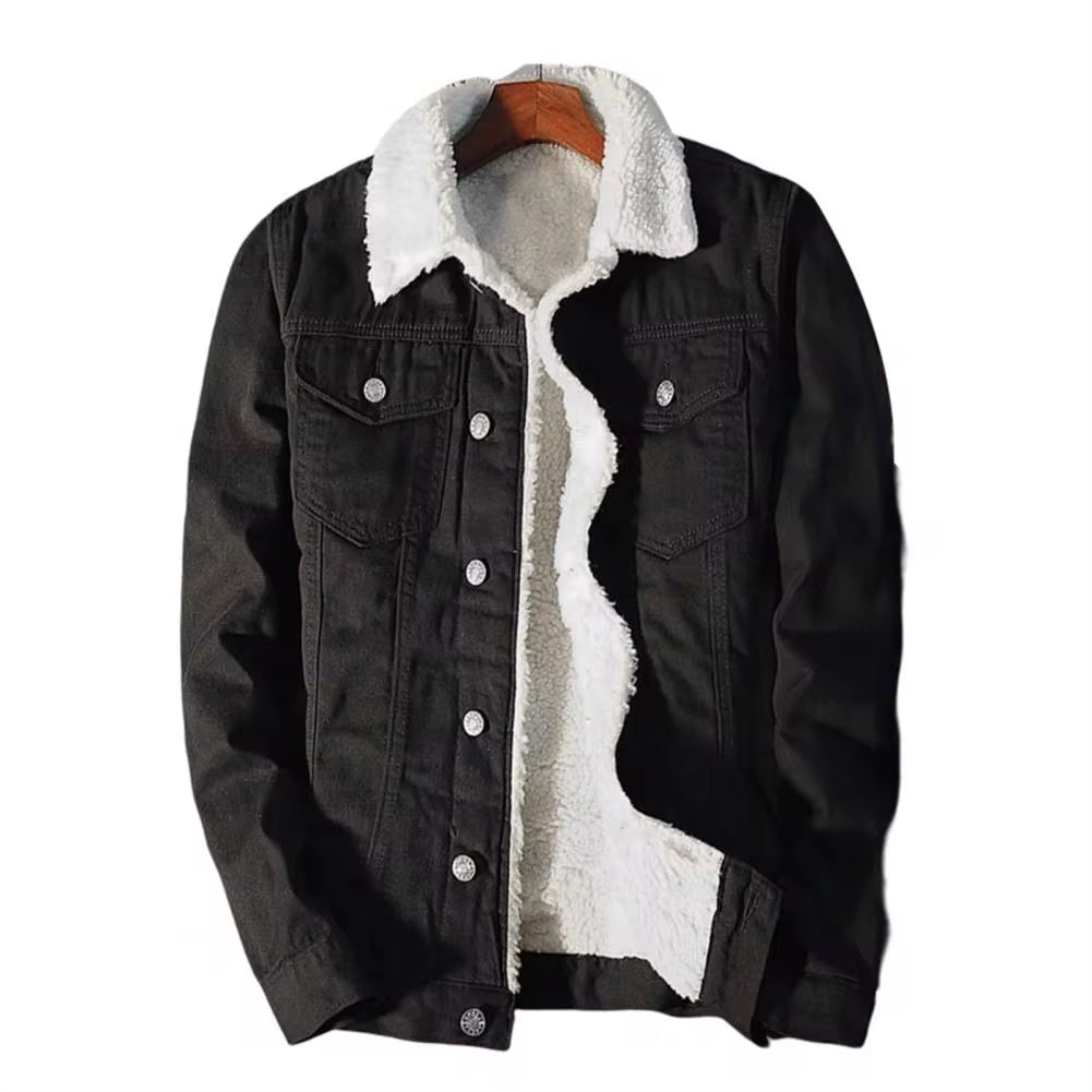 FrostForge™ Men’s Fleece-Lined Denim Jacket