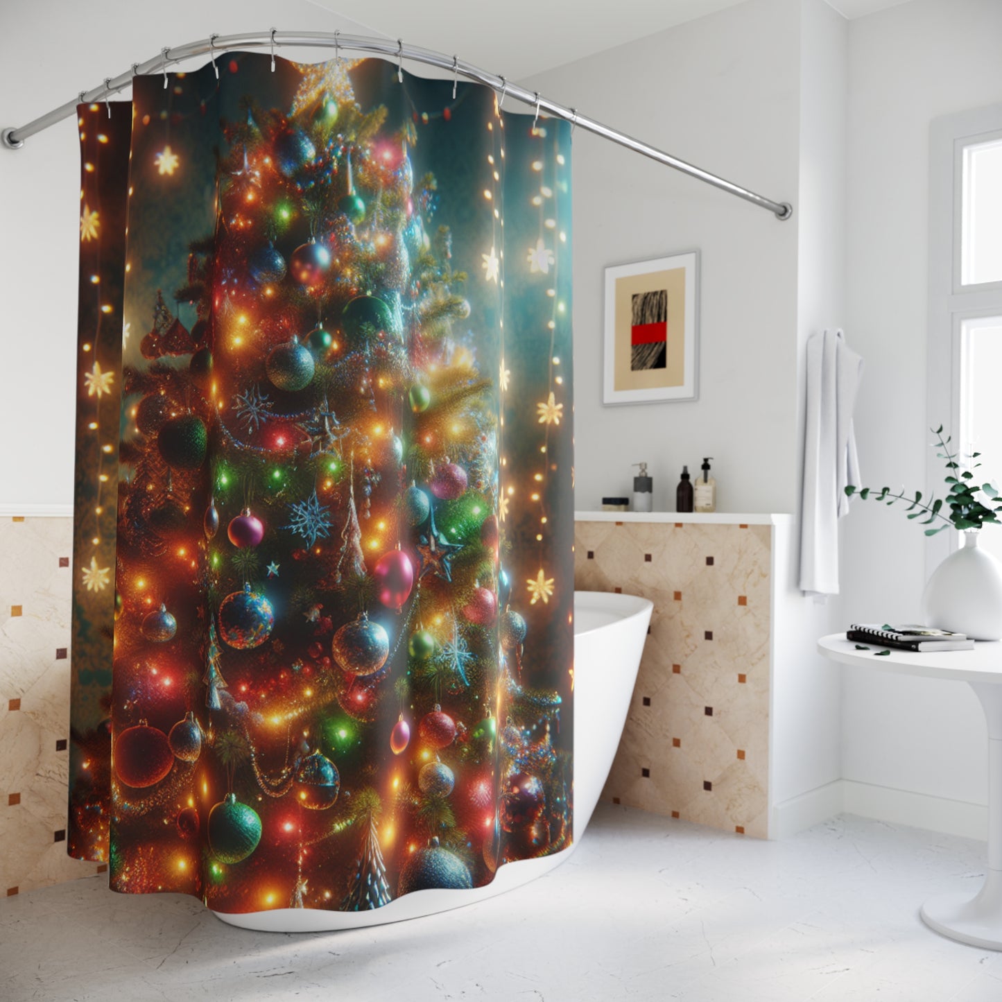 Shower Curtains (Tree w/Lights)