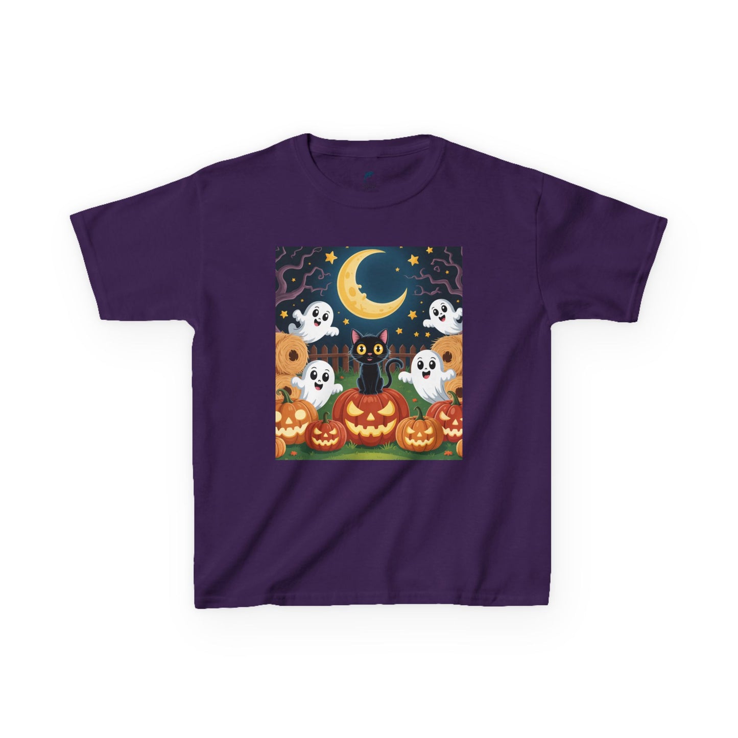 Halloween Cat & Pumpkins T-shirt for kids π±ππ»πΈοΈ