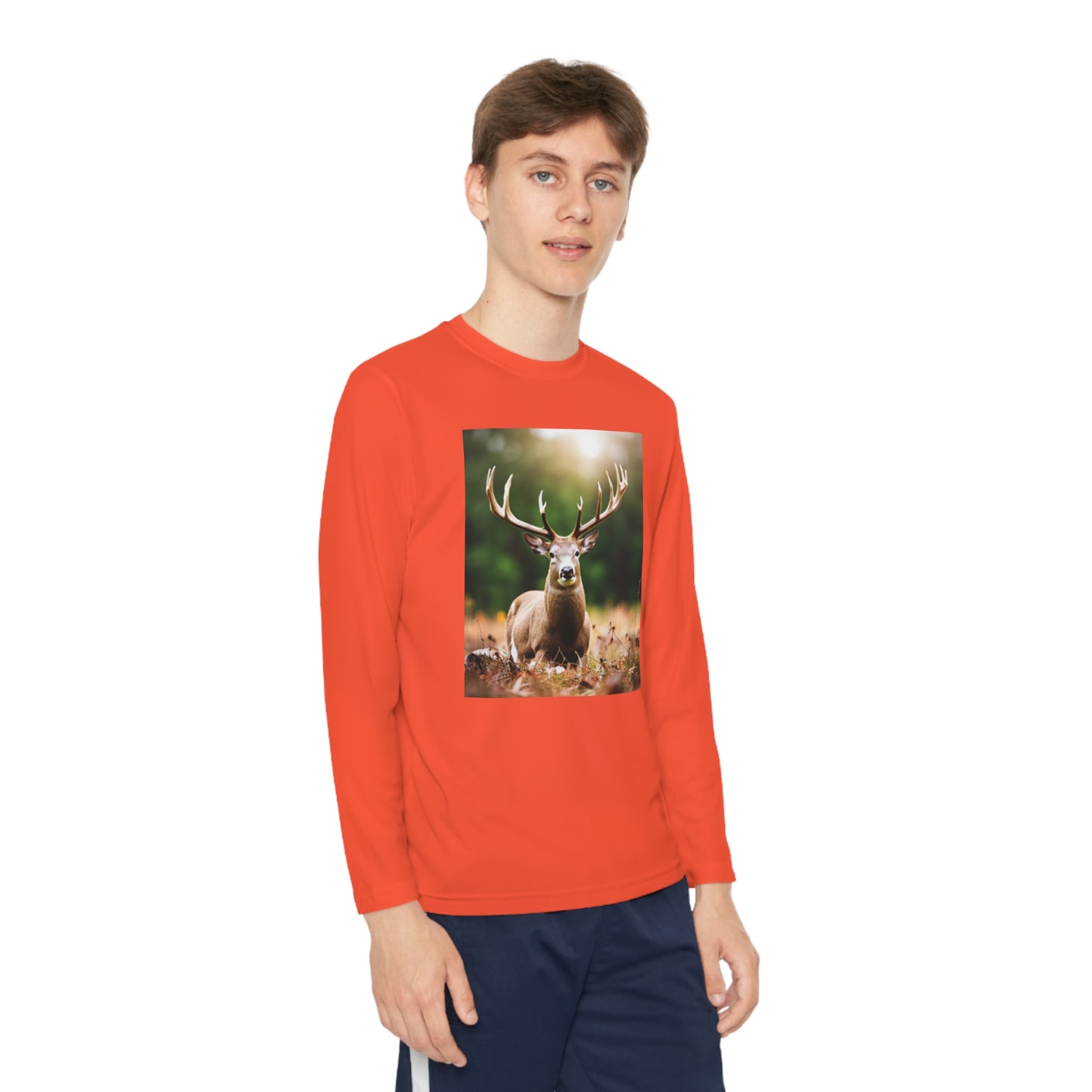 Youth Long Sleeve Competitor Tee (Deer)