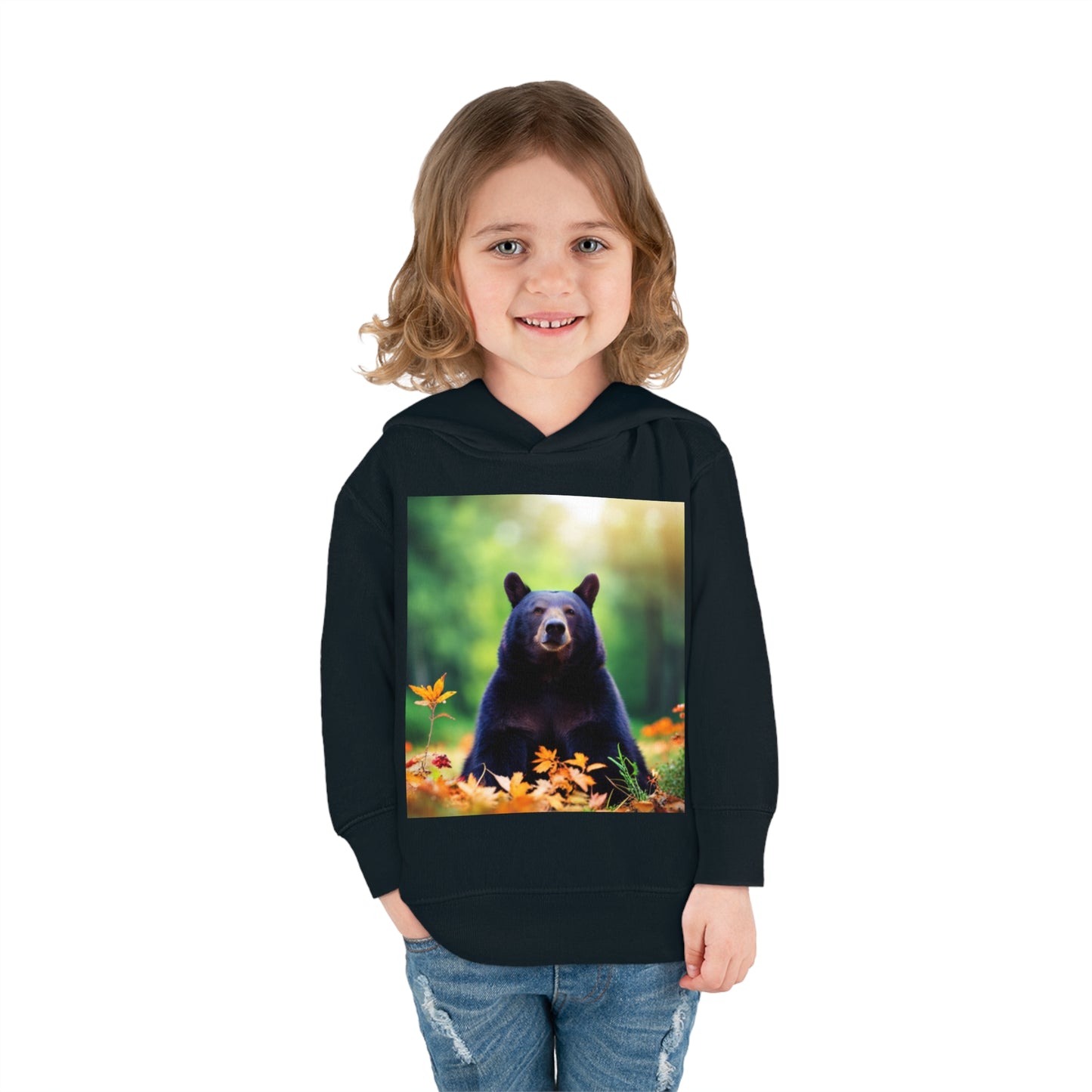 Toddler Pullover Fleece Hoodie (Bear)