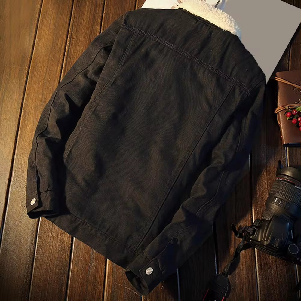 FrostForge™ Men’s Fleece-Lined Denim Jacket