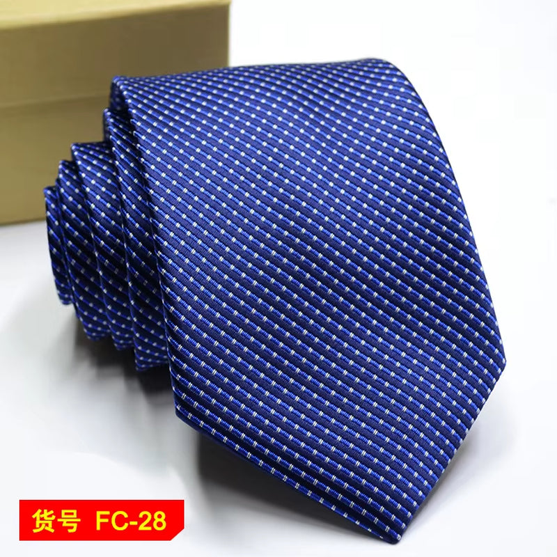 Men's Ties Solid Color, Stripe, Flower Floral 7-8Cm Jacquard Necktie