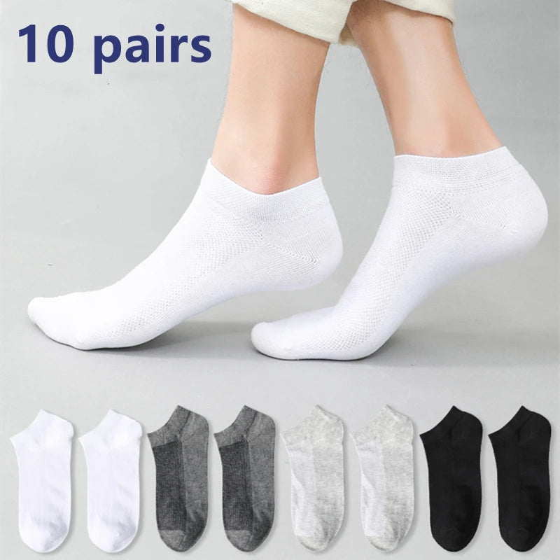 Breathable Cotton Sports Stockings Men Bamboo Fiber Autumn and Winter Men Socks
