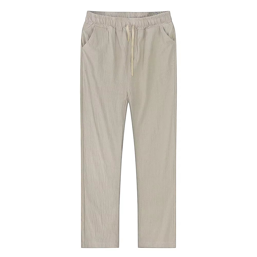Men's Cotton Linen Pants/Trousers Fitness Streetwear S-3XL