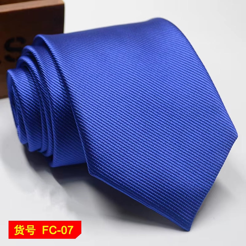 Men's Ties Solid Color, Stripe, Flower Floral 7-8Cm Jacquard Necktie