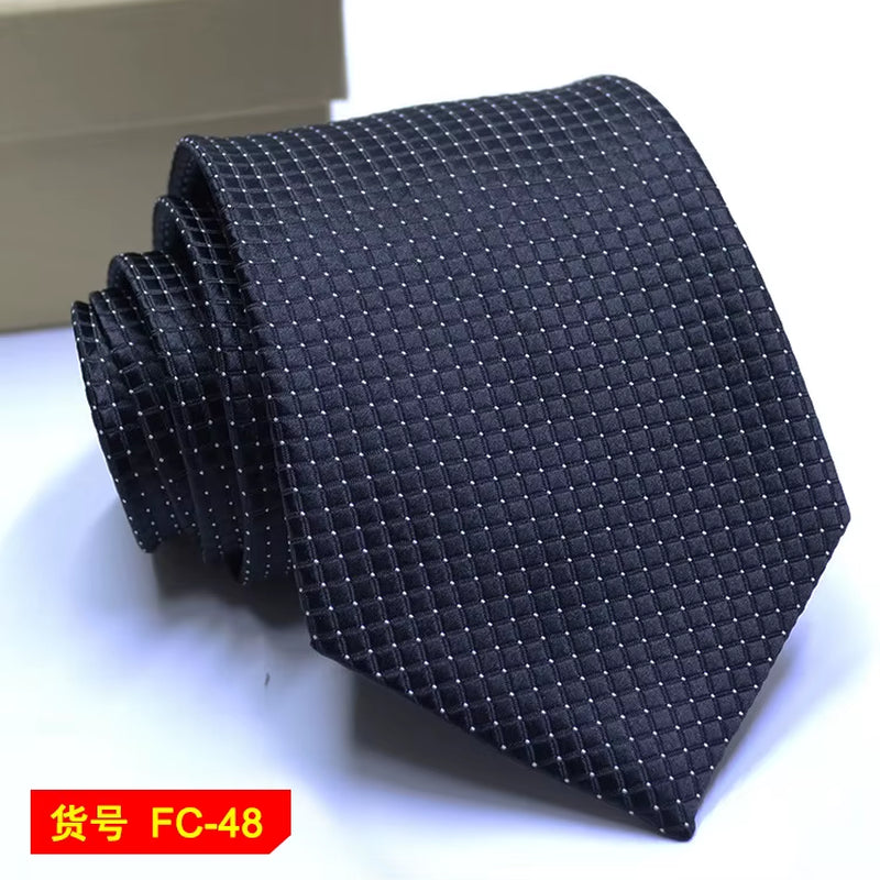 Men's Ties Solid Color, Stripe, Flower Floral 7-8Cm Jacquard Necktie