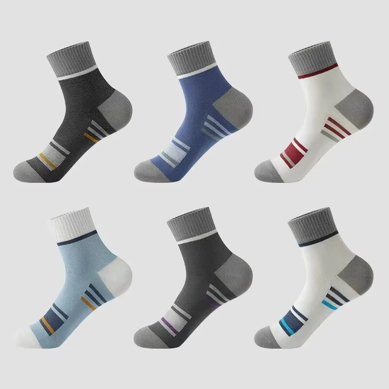 Breathable Cotton Sports Stockings Men Bamboo Fiber Autumn and Winter Men Socks