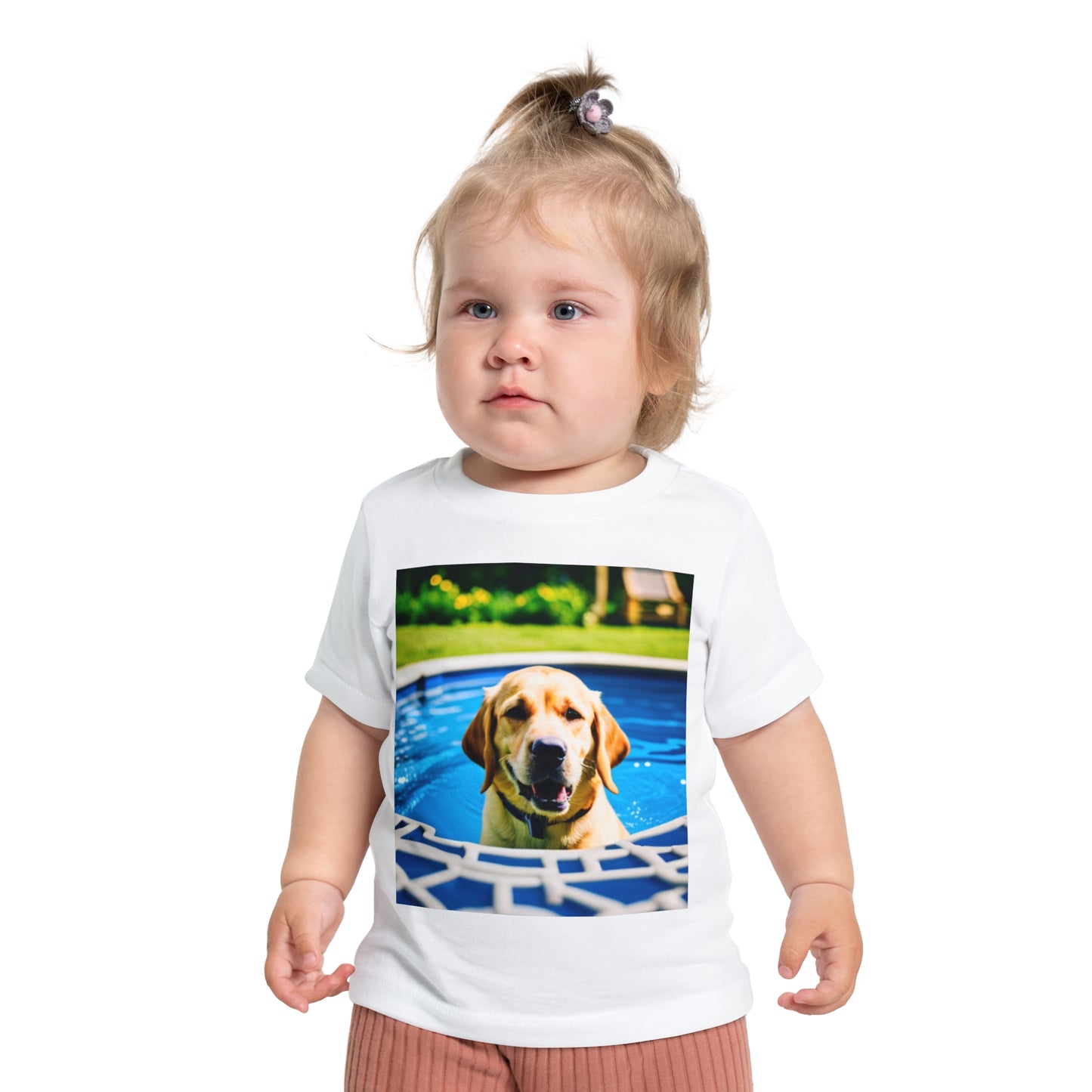 Baby Short Sleeve T-Shirt (Yellow Lab)