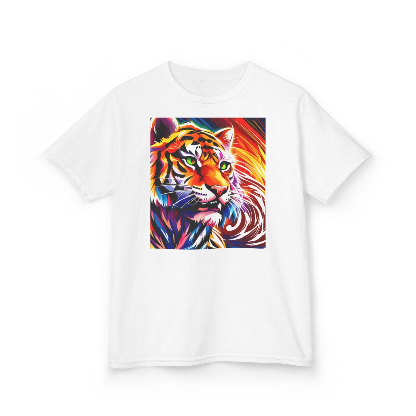 Kids Heavy Cotton™ Tee (Tiger Colorful)