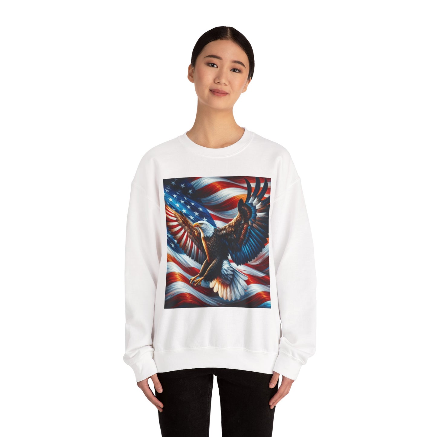 Unisex Heavy Blend™ Crewneck Sweatshirt (Eagle)