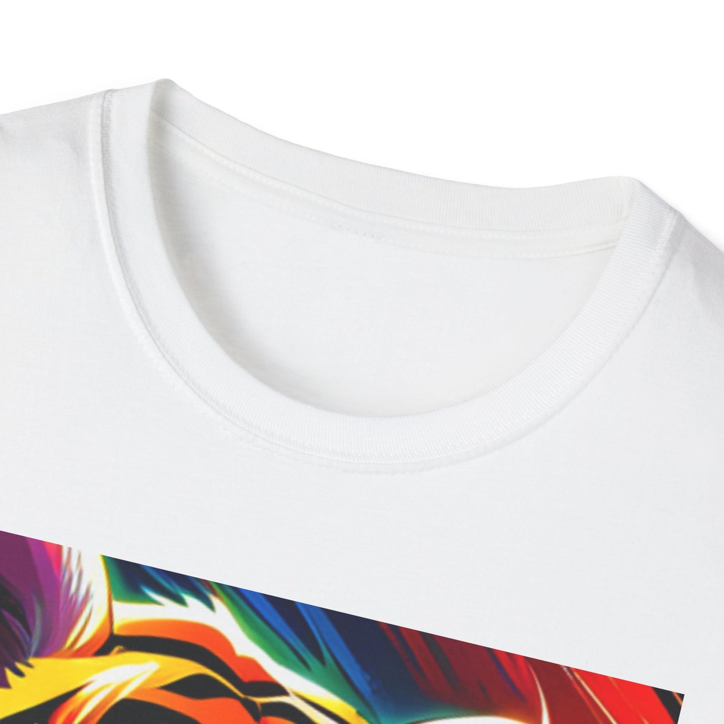 Unisex Softstyle T-Shirt (Tiger Colorful)