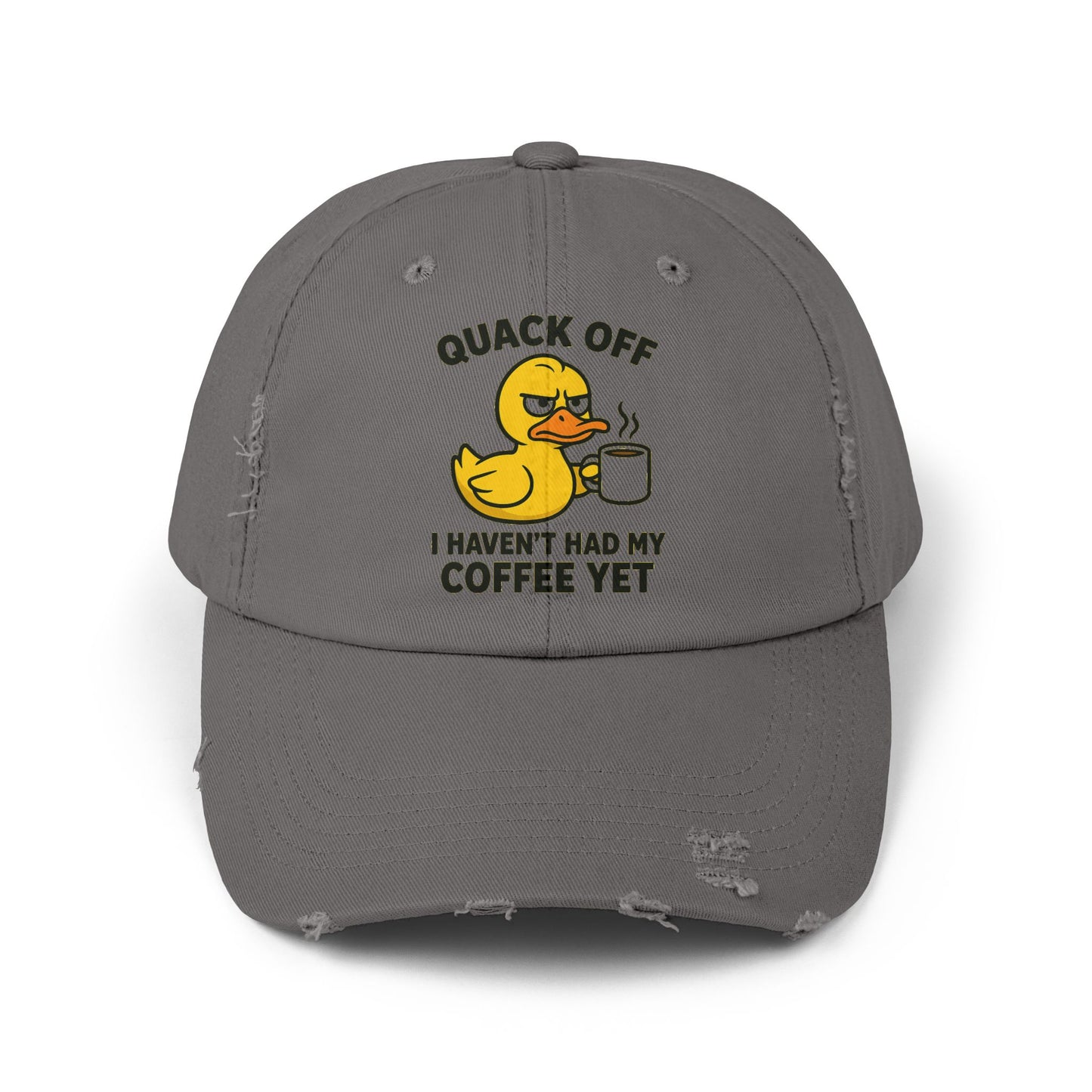 Quack Off Coffee Cap – Funny Unisex Baseball Hat