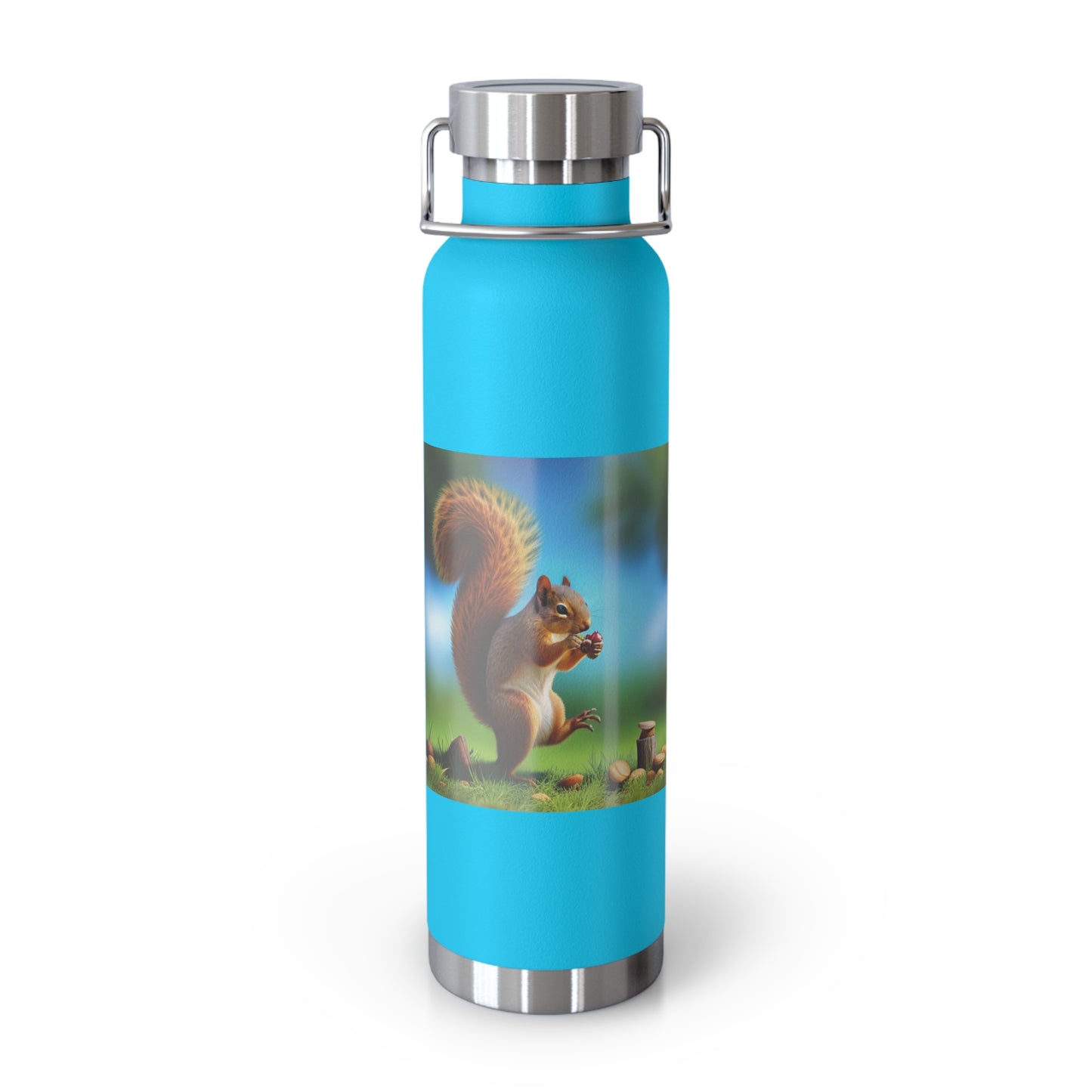 Copper Vacuum Insulated Bottle, 22oz (Squirrel)