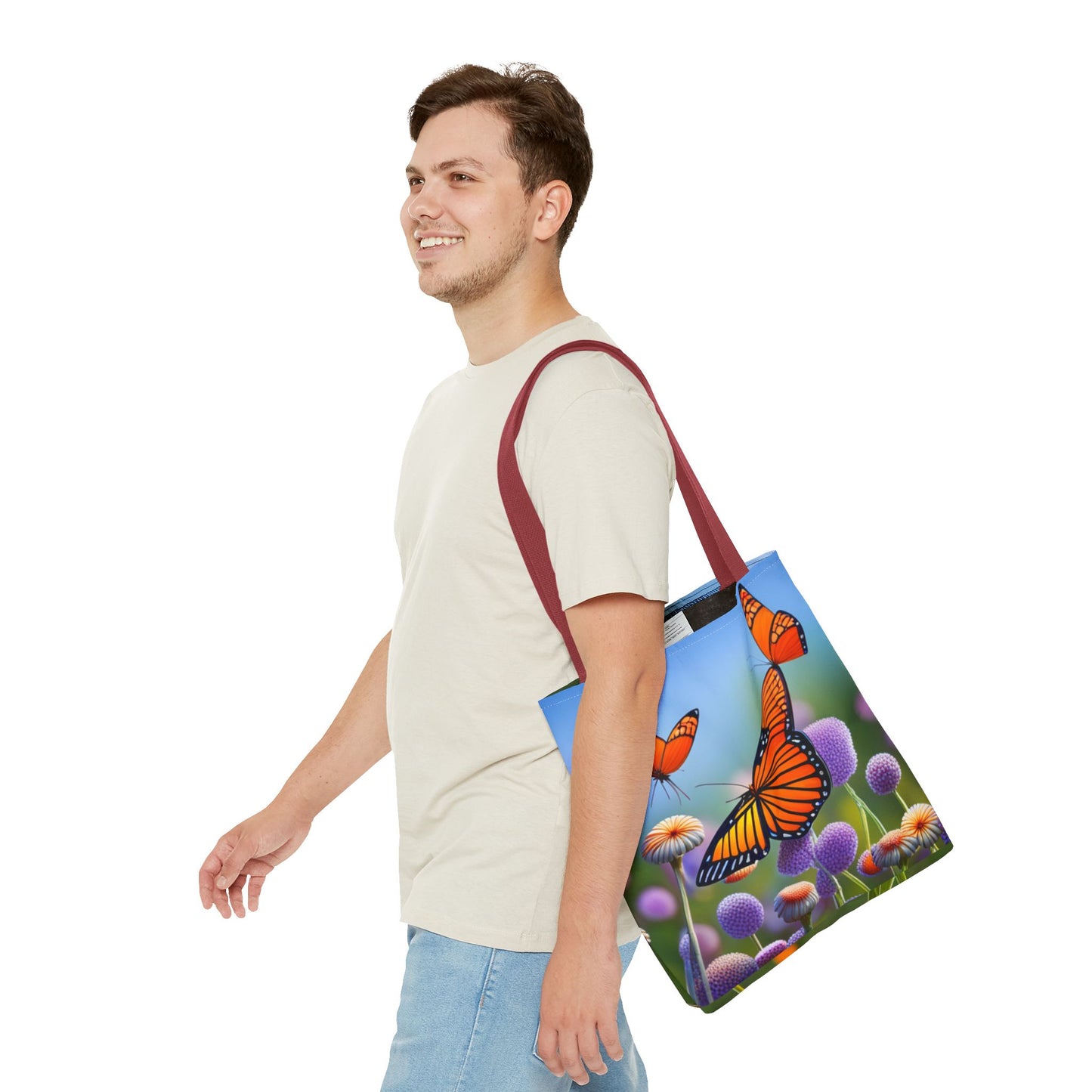 Tote Bag (AOP) (Butterflies)
