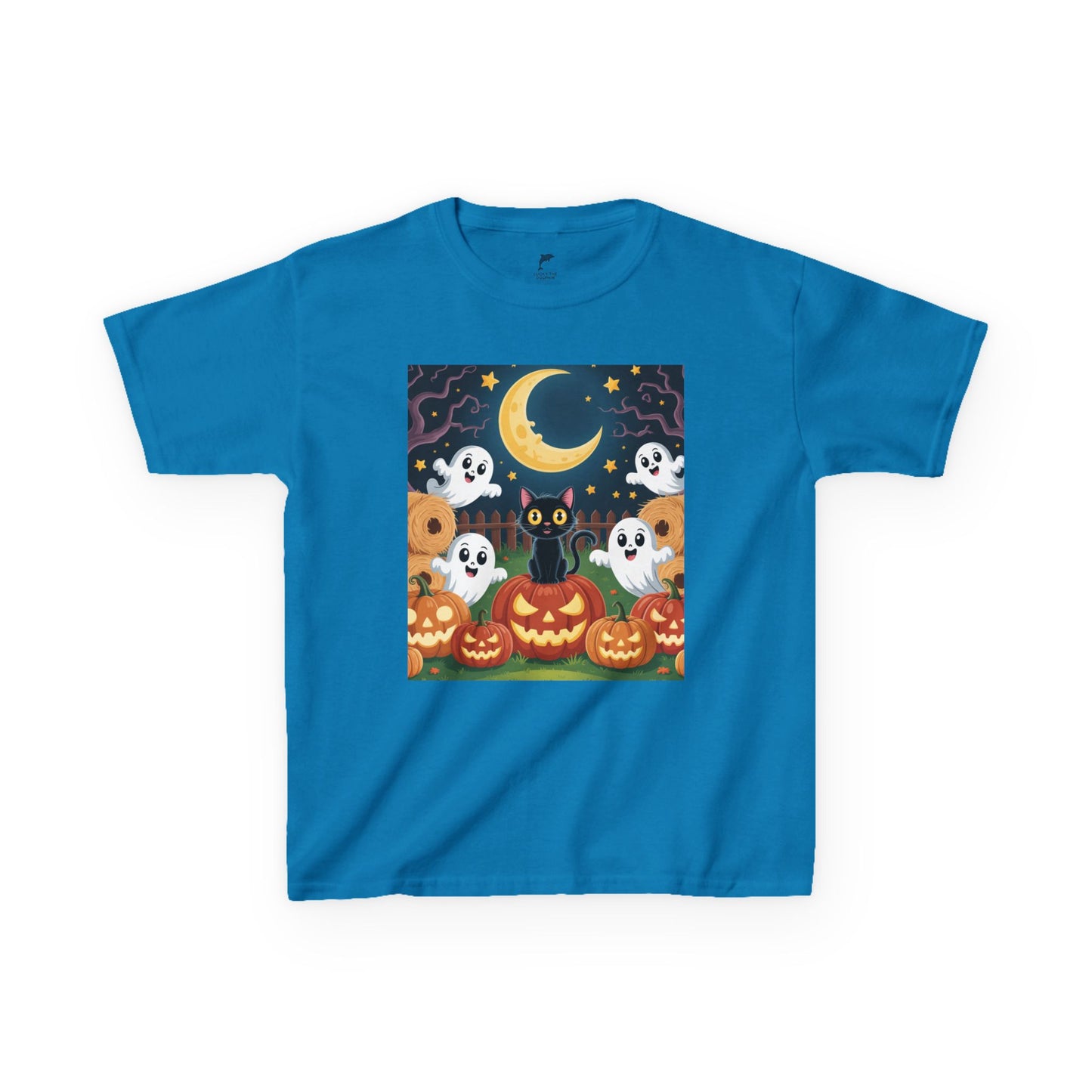Halloween Cat & Pumpkins T-shirt for kids 🐱🎃👻🕸️