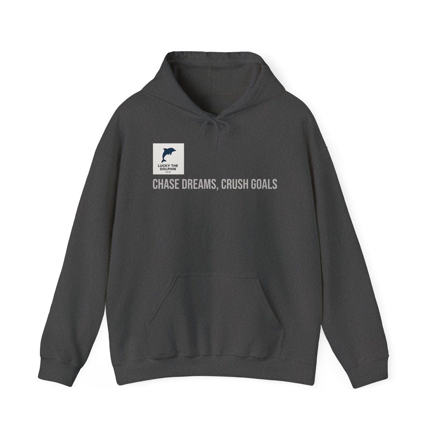 Chase Dreams Hoodie - Motivational Sweatshirt for Goal Getters, Unisex Casual Wear, Perfect for Gift Giving, Cozy Layering