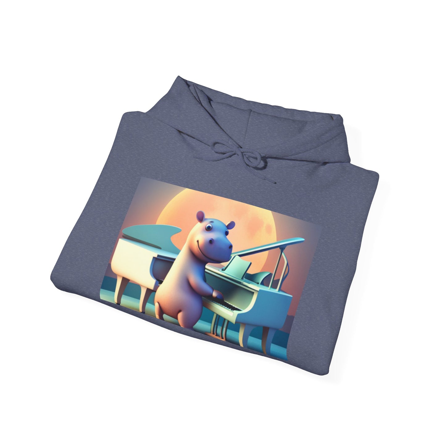 Unisex Heavy Blend™ Hooded Sweatshirt (Hippo)
