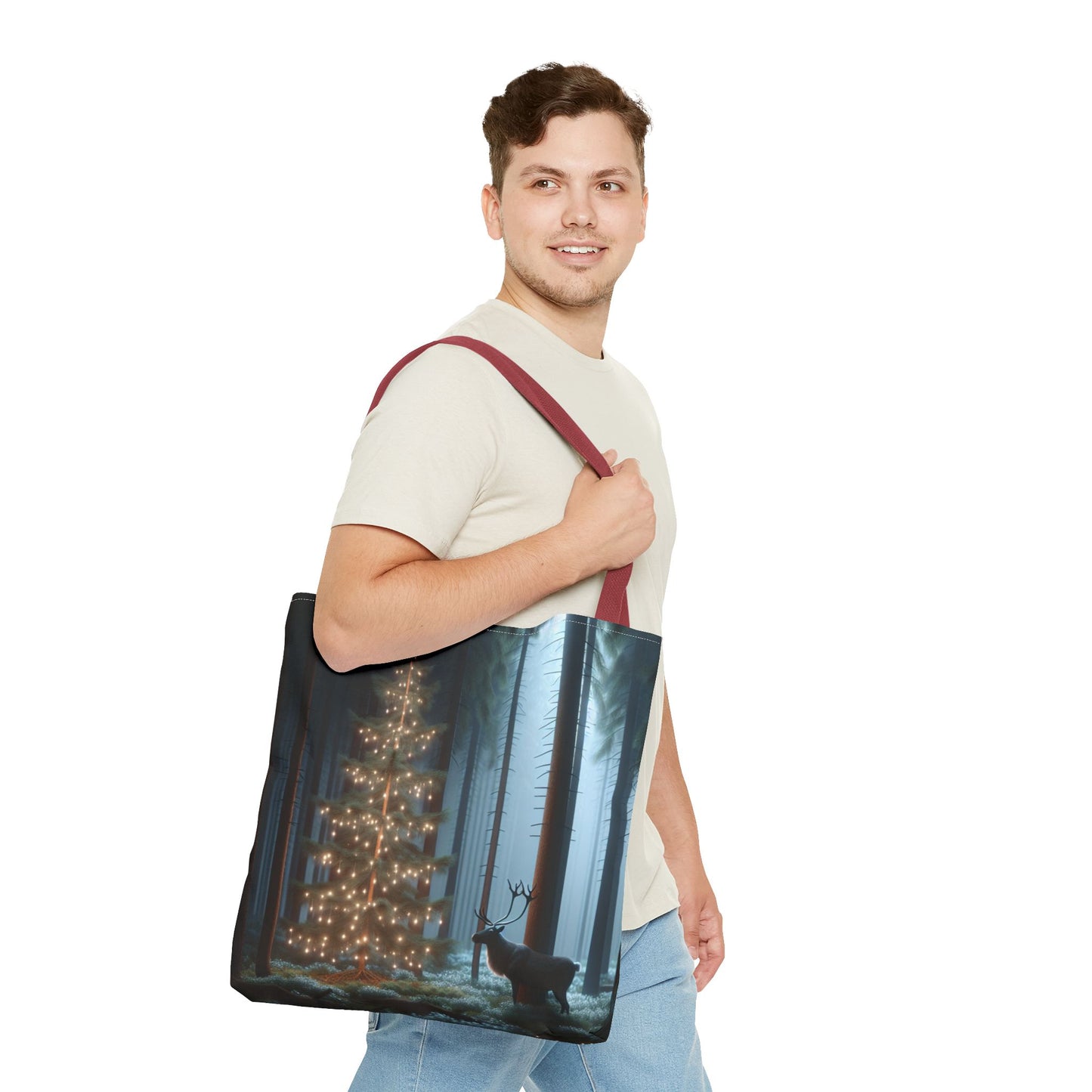 Tote Bag (AOP) (Reindeer)
