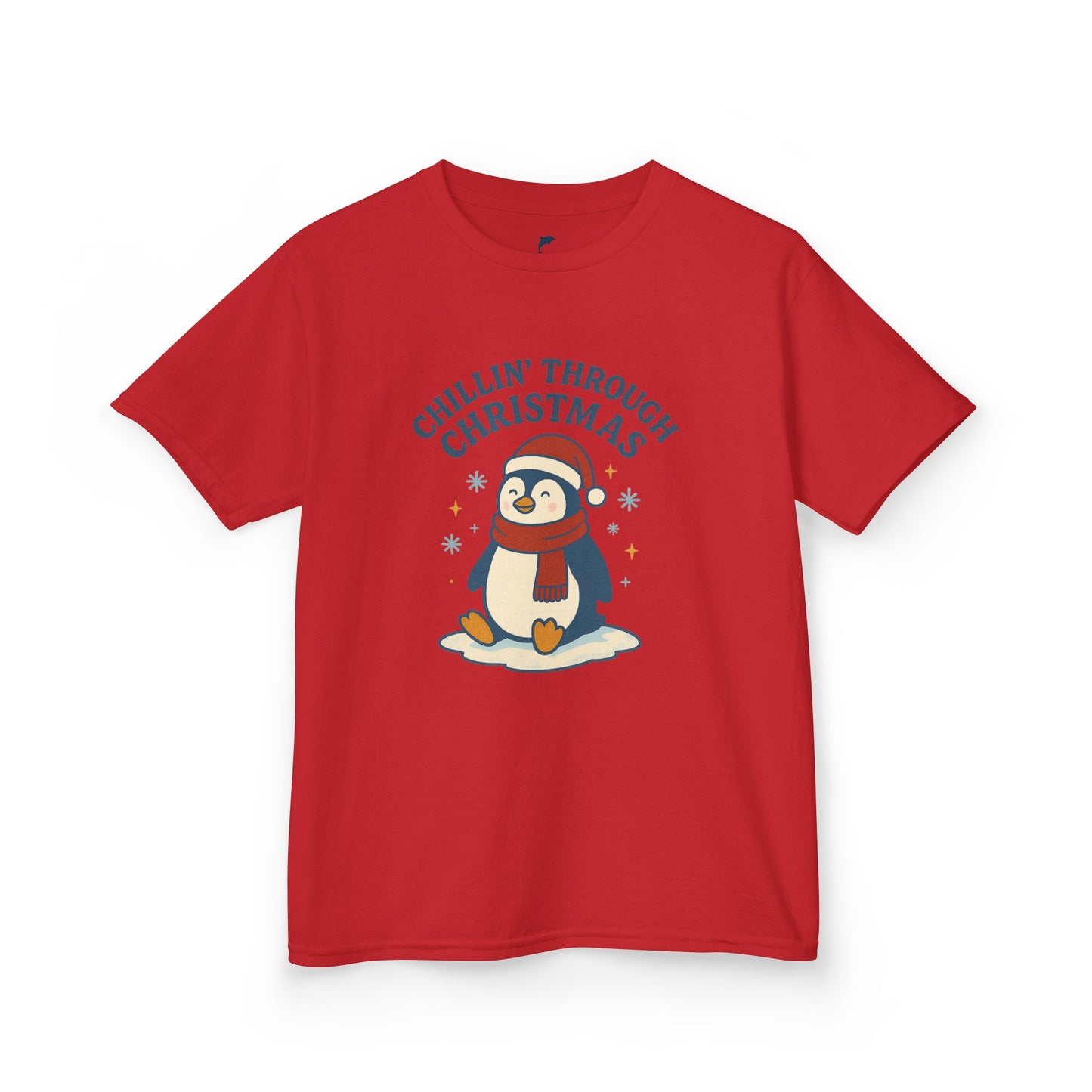 Chillin’ Through Christmas Penguin Kids Tee