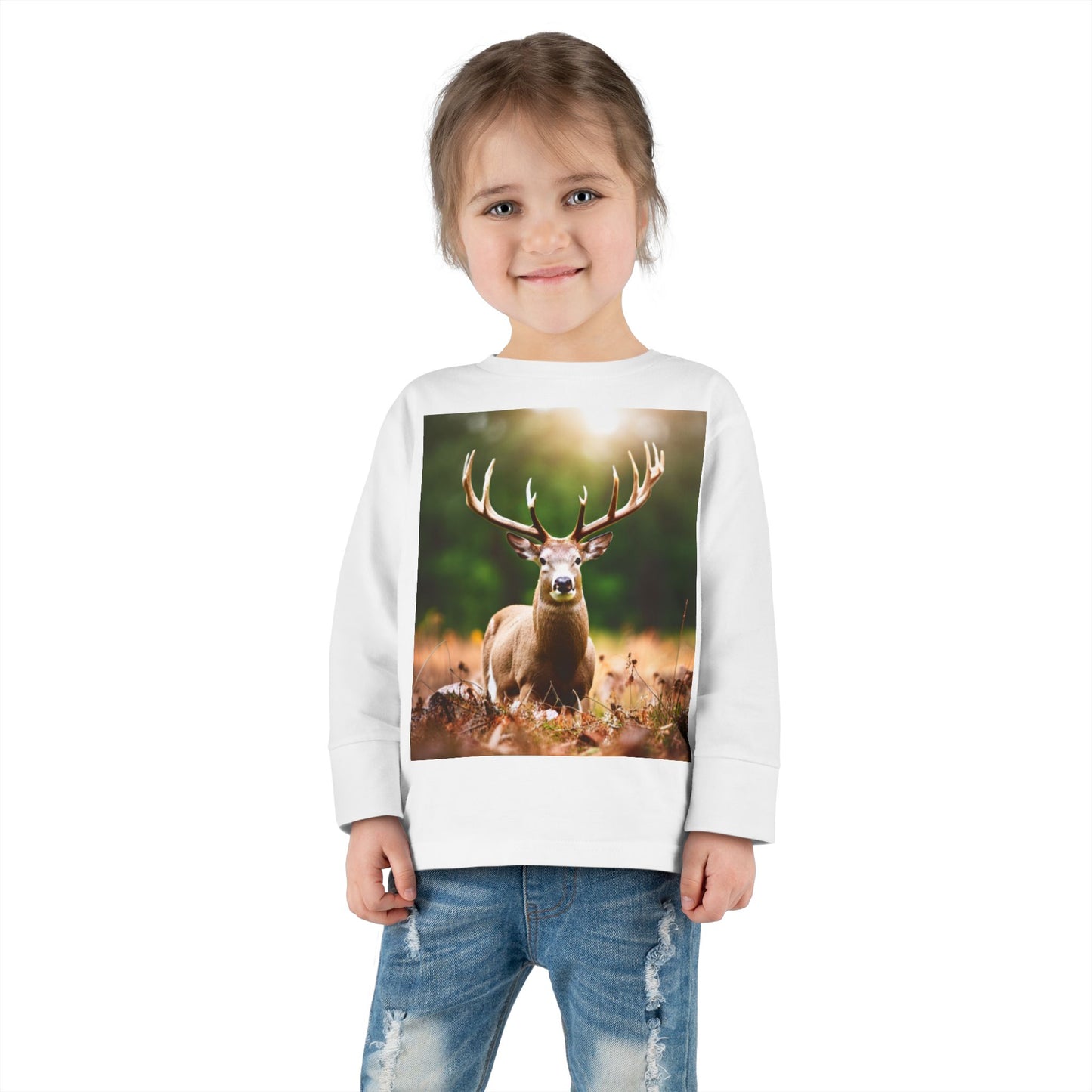 Toddler Long Sleeve Tee (Deer)